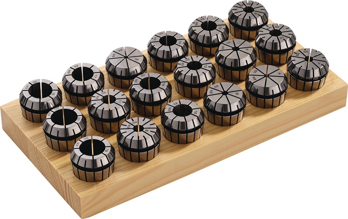 Jeu de pinces de serrage TECWERK 10 pièces D. de serrage 1-10 mm