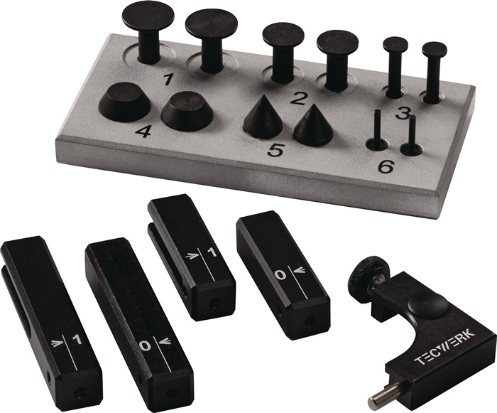 Jeu d'instruments de mesure TECWERK 18 pièces