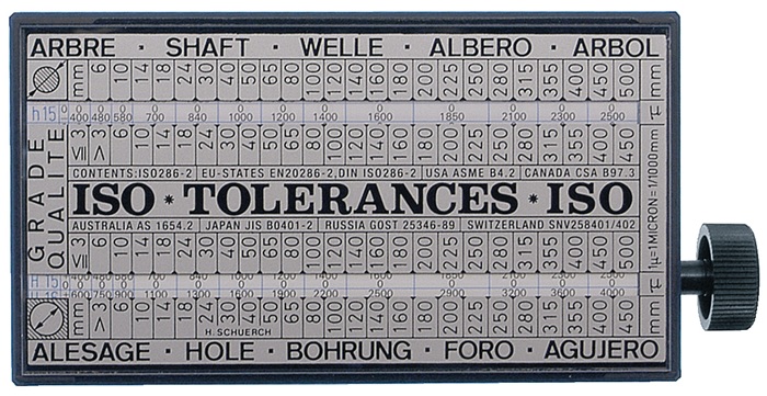 Clé de tolérance ISO TECWERK l.60xP30xH110 mm