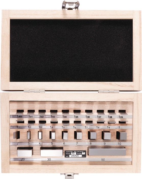 Jeu de cales étalons TECWERK classe de tolérance 1 32 pièces