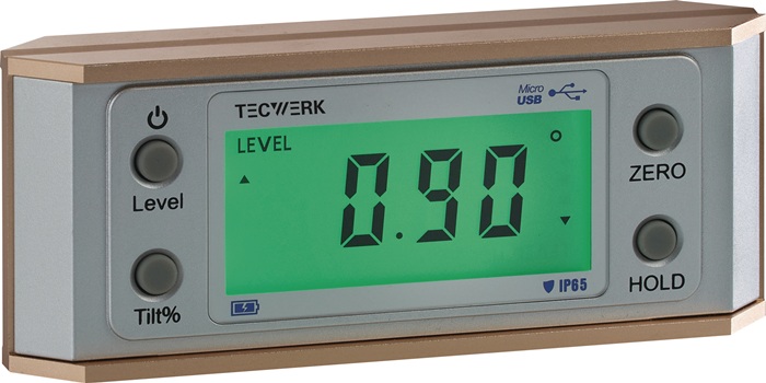 Inclinomètre TECWERK 0-90 degr.