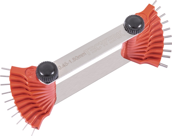 Jauge pour gicleurs TECWERK 0,45-1,50 mm