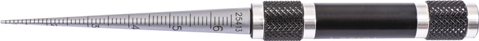 Jauge pour trous TECWERK 1-6 mm