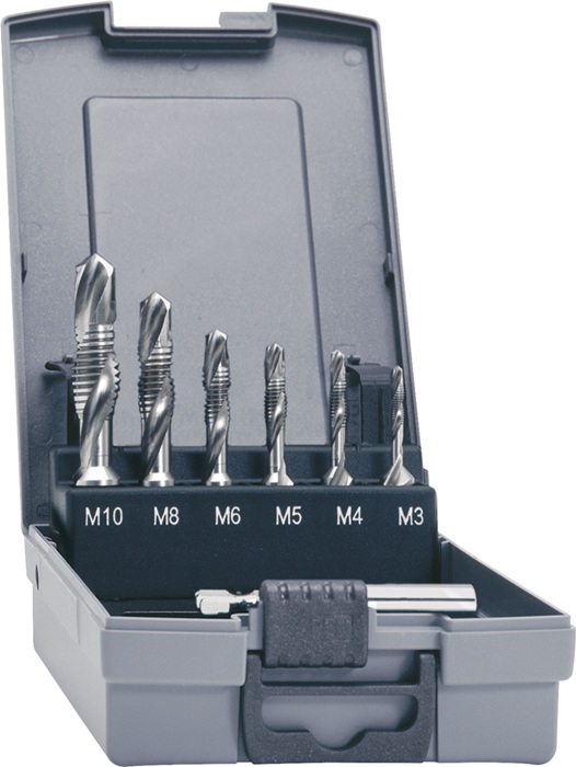 Jeu de tarauds combinés TECWERK M3-M10 7 pièces