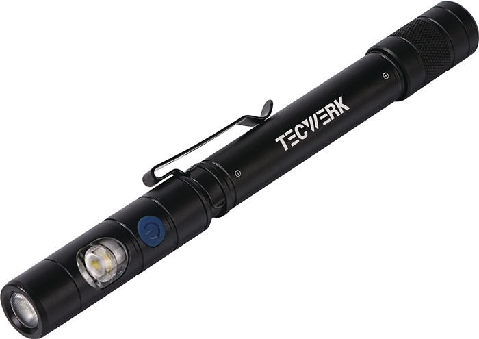 Lampe torche à LED TECWERK Li-ion 90 m