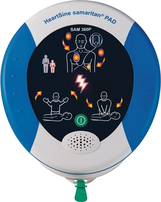 Defibrillator AED HEARTSINE Sprache deutsch vollautomatisch L4,8xB18,4xH23,4cm - 1