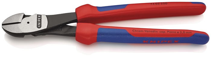 Coupeuse latér. diag. à forte démultipl.  longueur 250 mm - KNIPEX