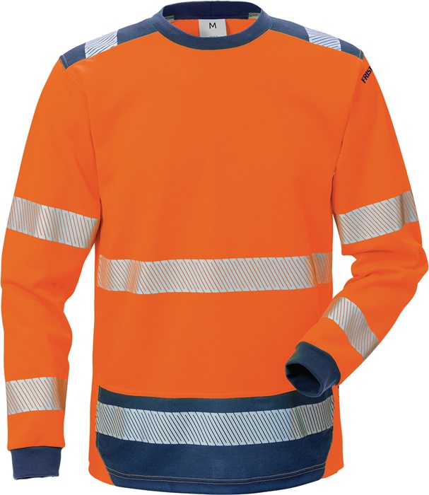 Warnschutz T-Shirt Utrecht Gr.XL gelb/orange 75% PES/25% CO FELDTMANN