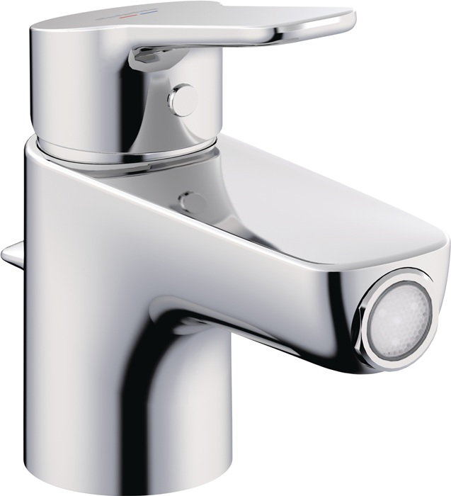 Bidet-Einhebelmischer m.Metallablaufg. chrom DELPHIS LIVING