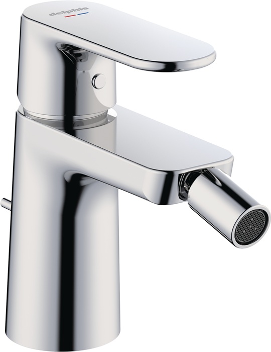Bidet-Einhebelmischer m.Abl.-Grn.chrom DELPHIS UNIC