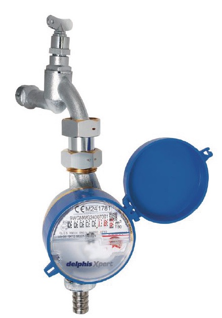 delphisXpert Zapfhahnzähler Two in One, 1,5 m3/h