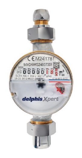 delphisXpert Waschtischzähler Two in One, 1,5 m3/h