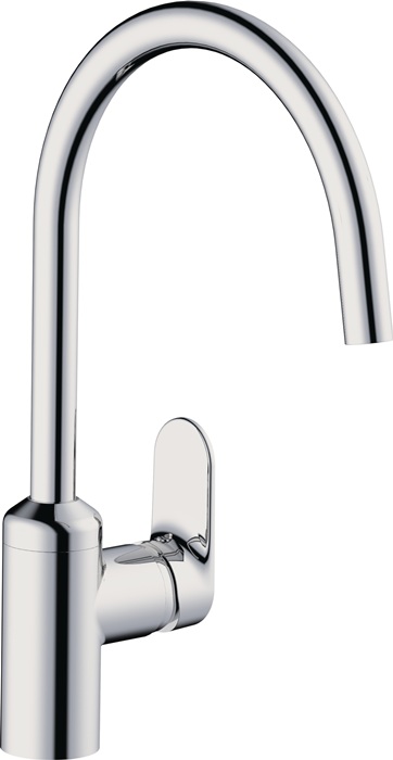 Spültisch-Einhandmischer 215mm chrom Hochdruck DELPHIS LIVING