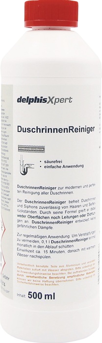 delphisXpert DuschrinnenReiniger 500ml, 12 Flaschen/Karton