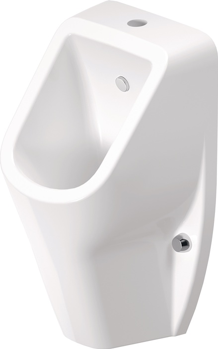 Urinal B300xT340xH560mm Wandmontage weiß DELPHIS LIVING