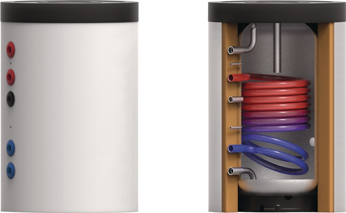 Edelstahl-Trinkwasserspeicher EDS-1W 150 152 DELPHISXPERT