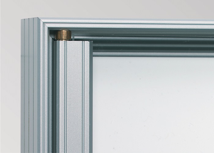 Flachschaukasten 4xDIN A4 B480xH650mm Ganzglas-Tür f.Innenber.WSM - 3